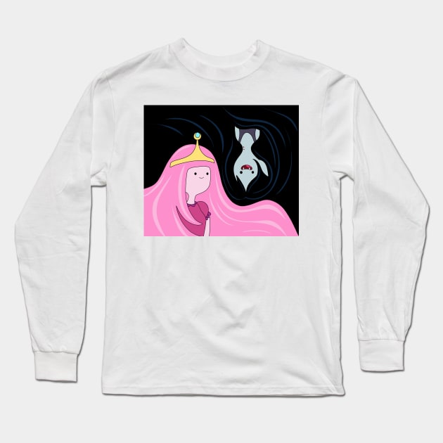 Princess Bubblegum and Marceline Long Sleeve T-Shirt by valentinahramov